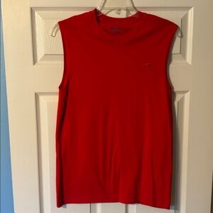 Champion Men’s Medium Red Muscle Shirt/Tank Top